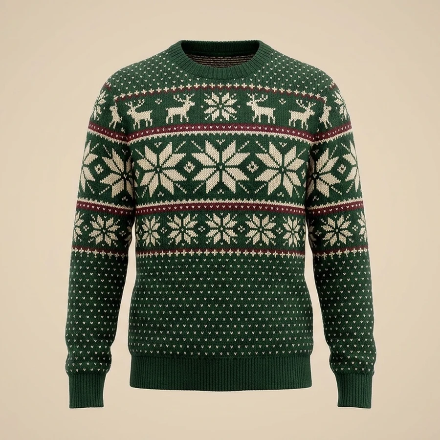 Weihnachtspullover von Edelmasche