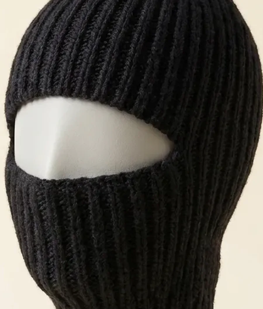 Balaclava Schwarz, das Muster im Detail